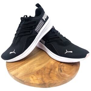 PUMA Womens Star Vital Refresh Sneaker Black Pink Size 9